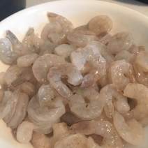 Prepare and season raw shrimp